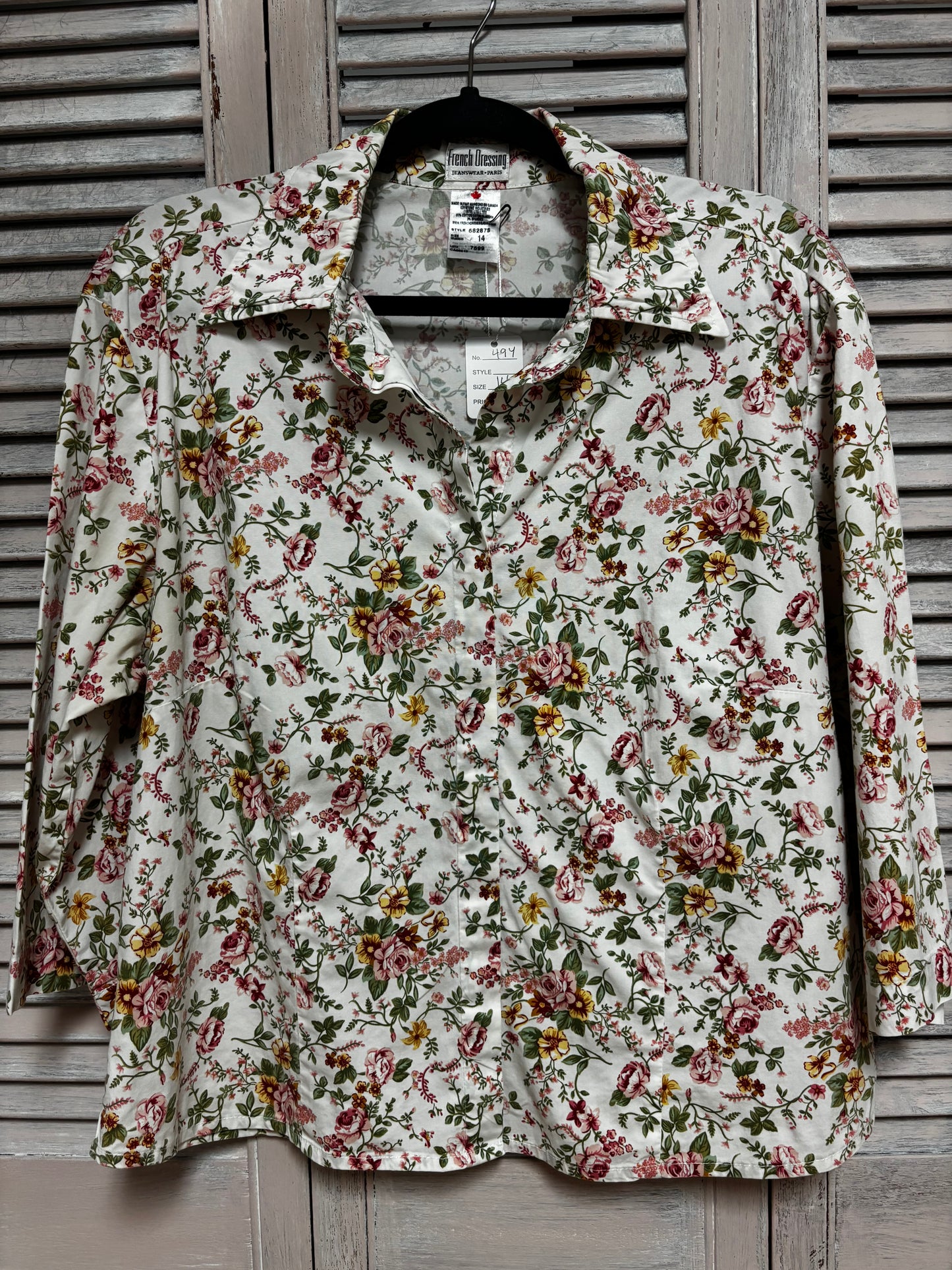 French dressing blouse