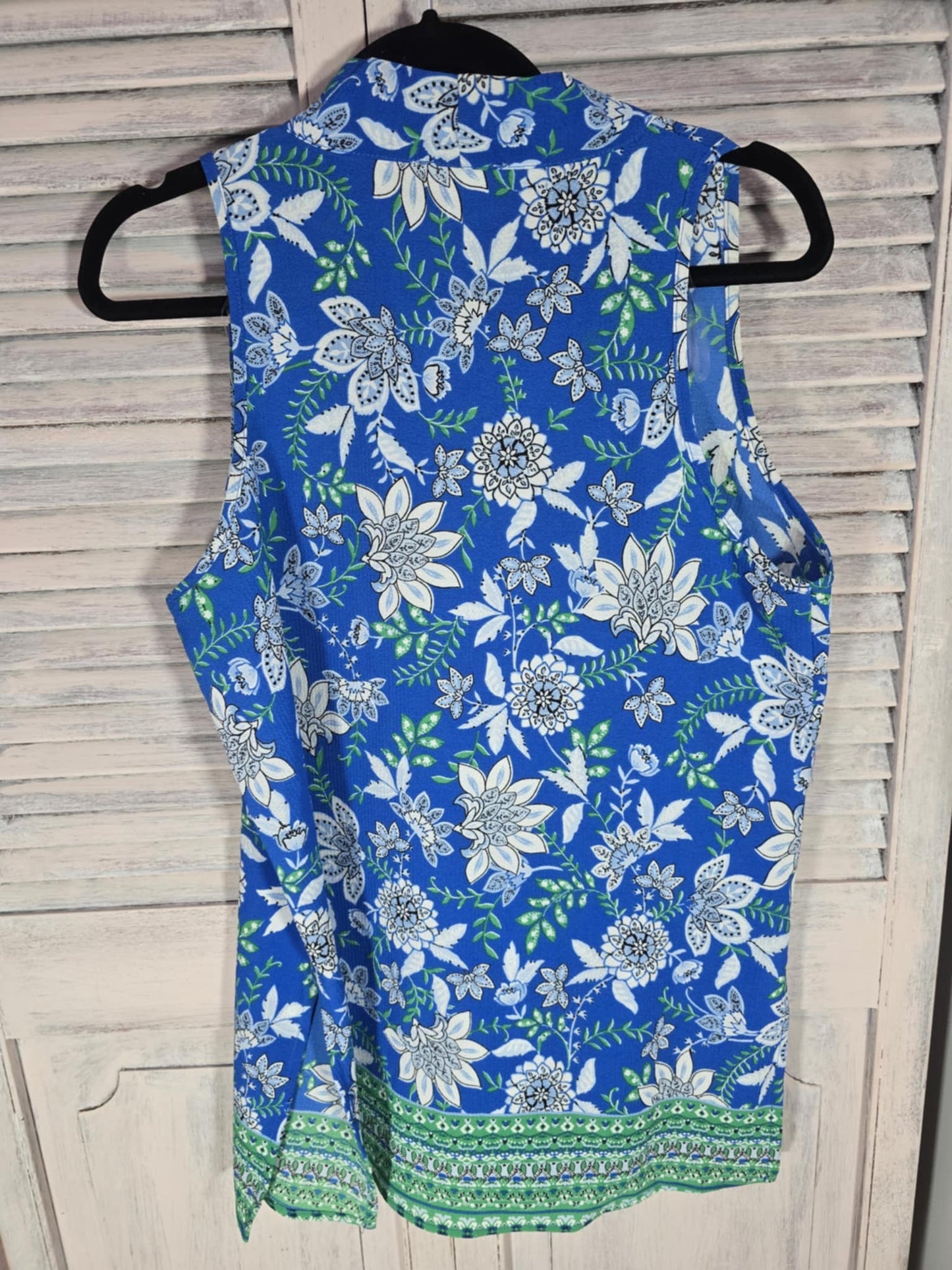 Floral & Ivy Sleeveless Blouse