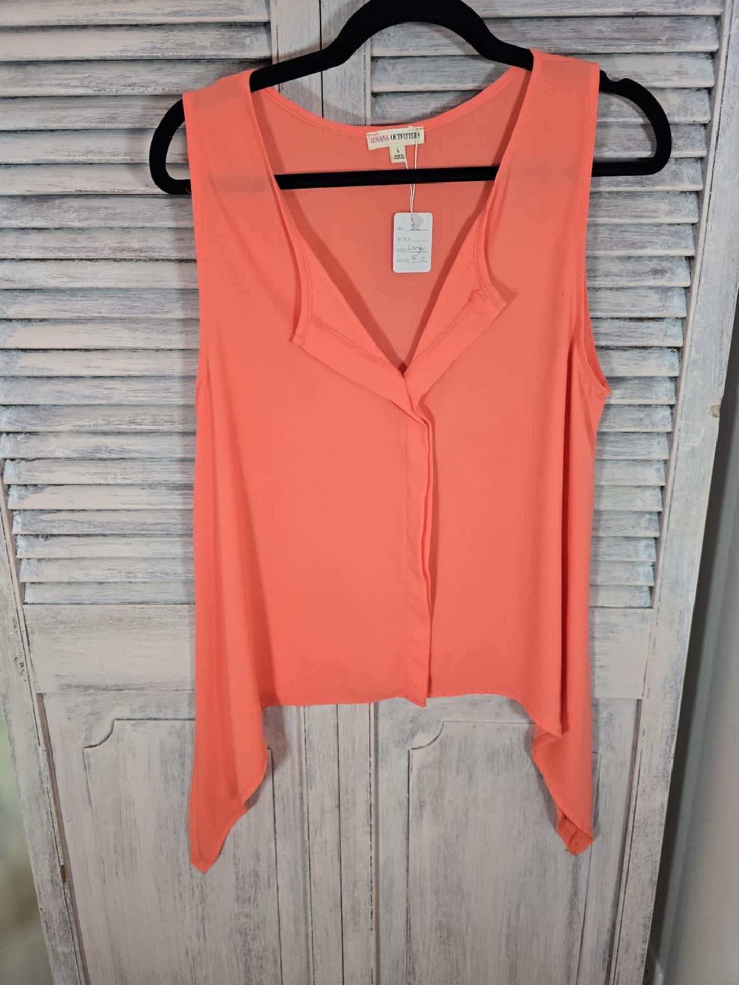 Zenana Outfitters Sleeveless Blouse