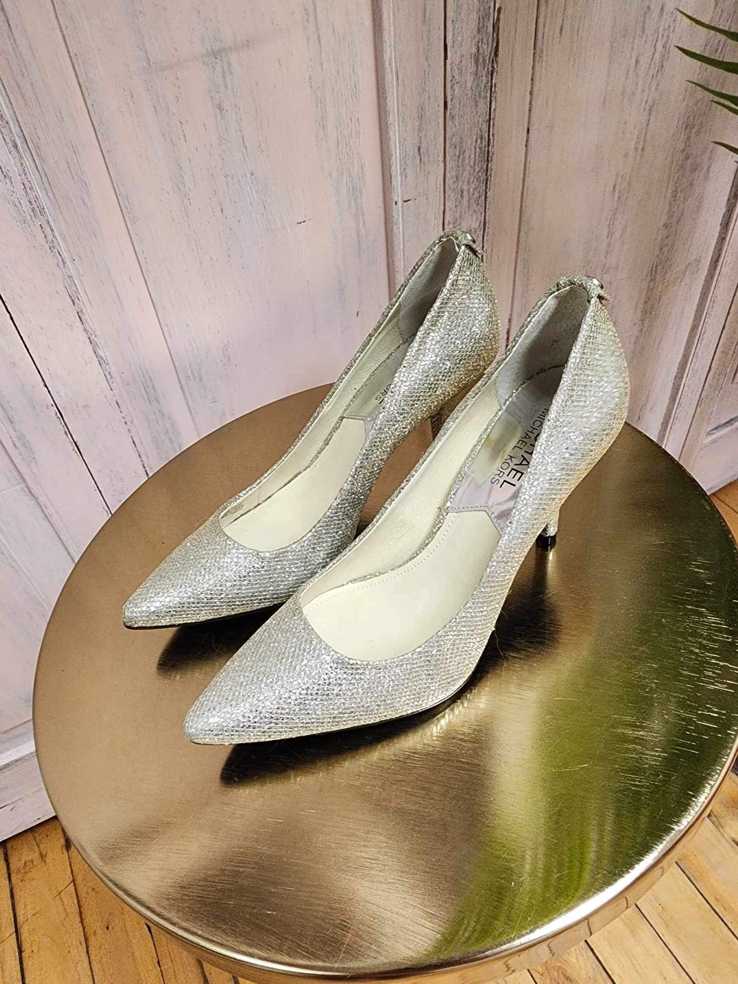 Michael kors cheap high heels grey