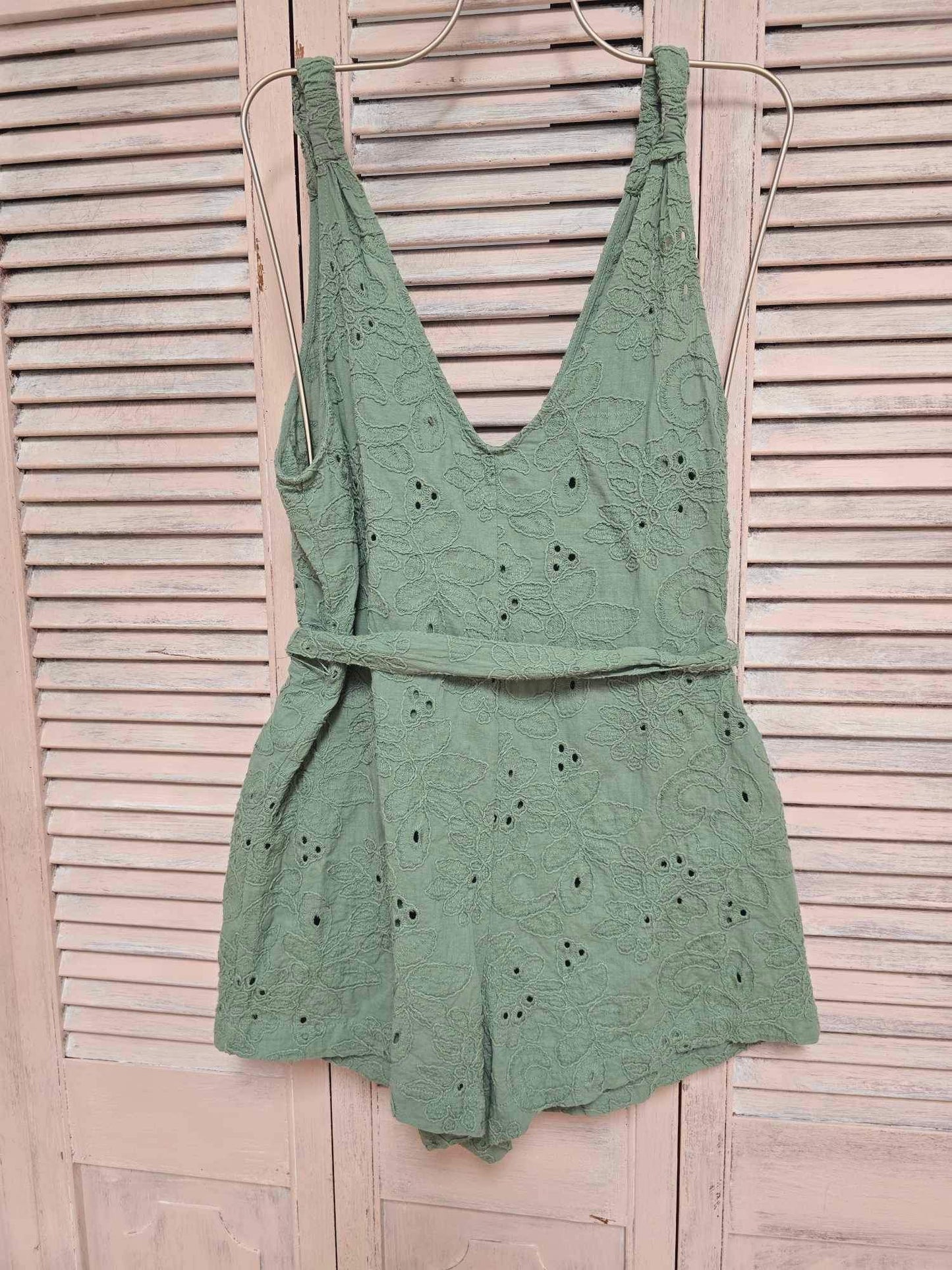 Zara Eyelet Romper