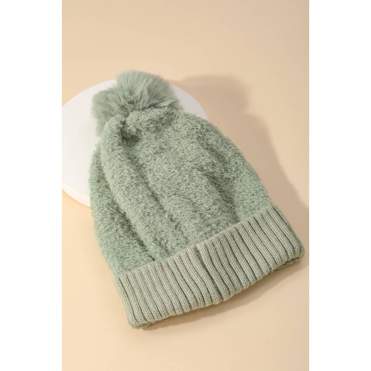 Teddy Knit Beanie