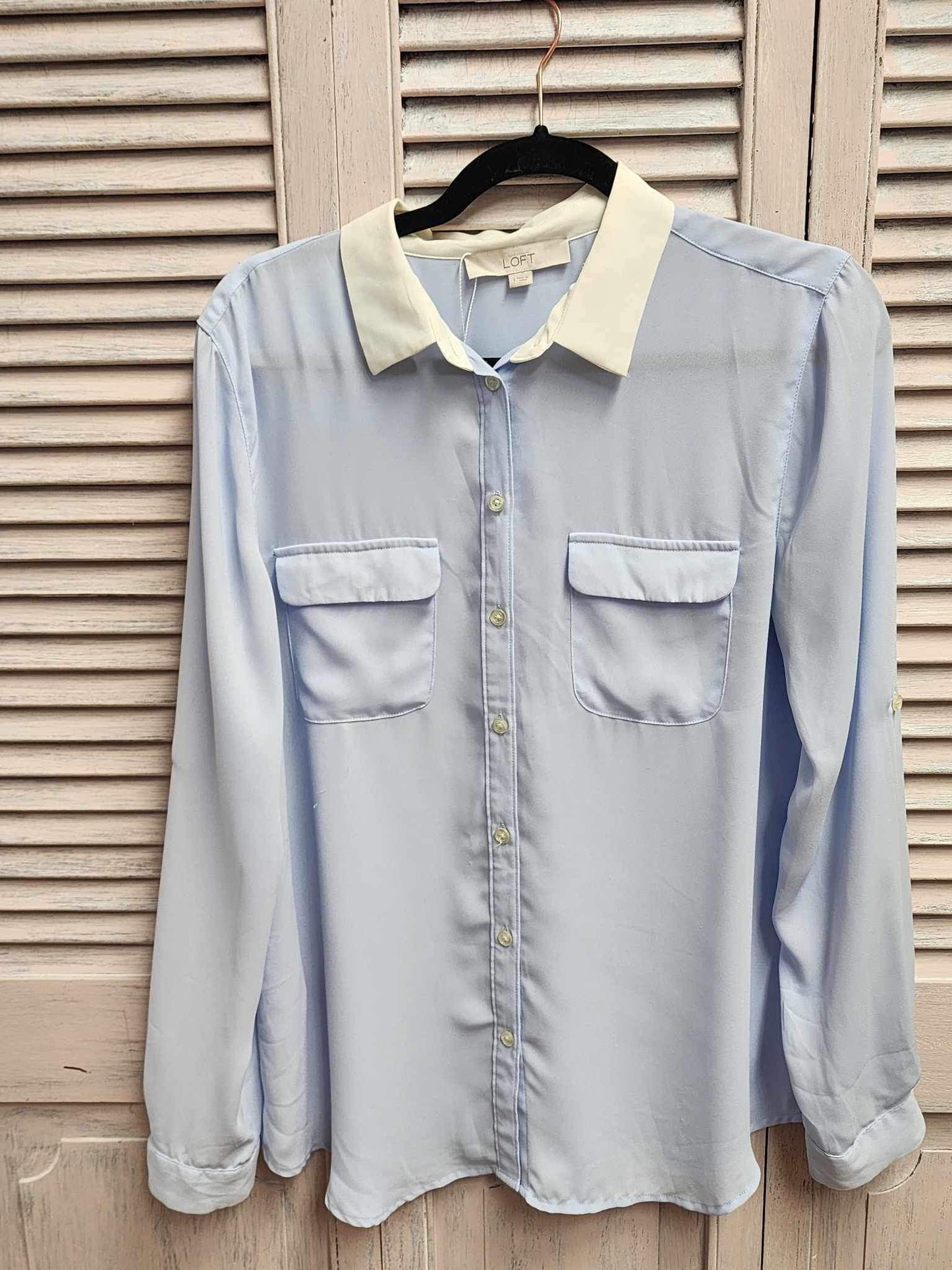 Ann Taylor Loft Button Up Blouse