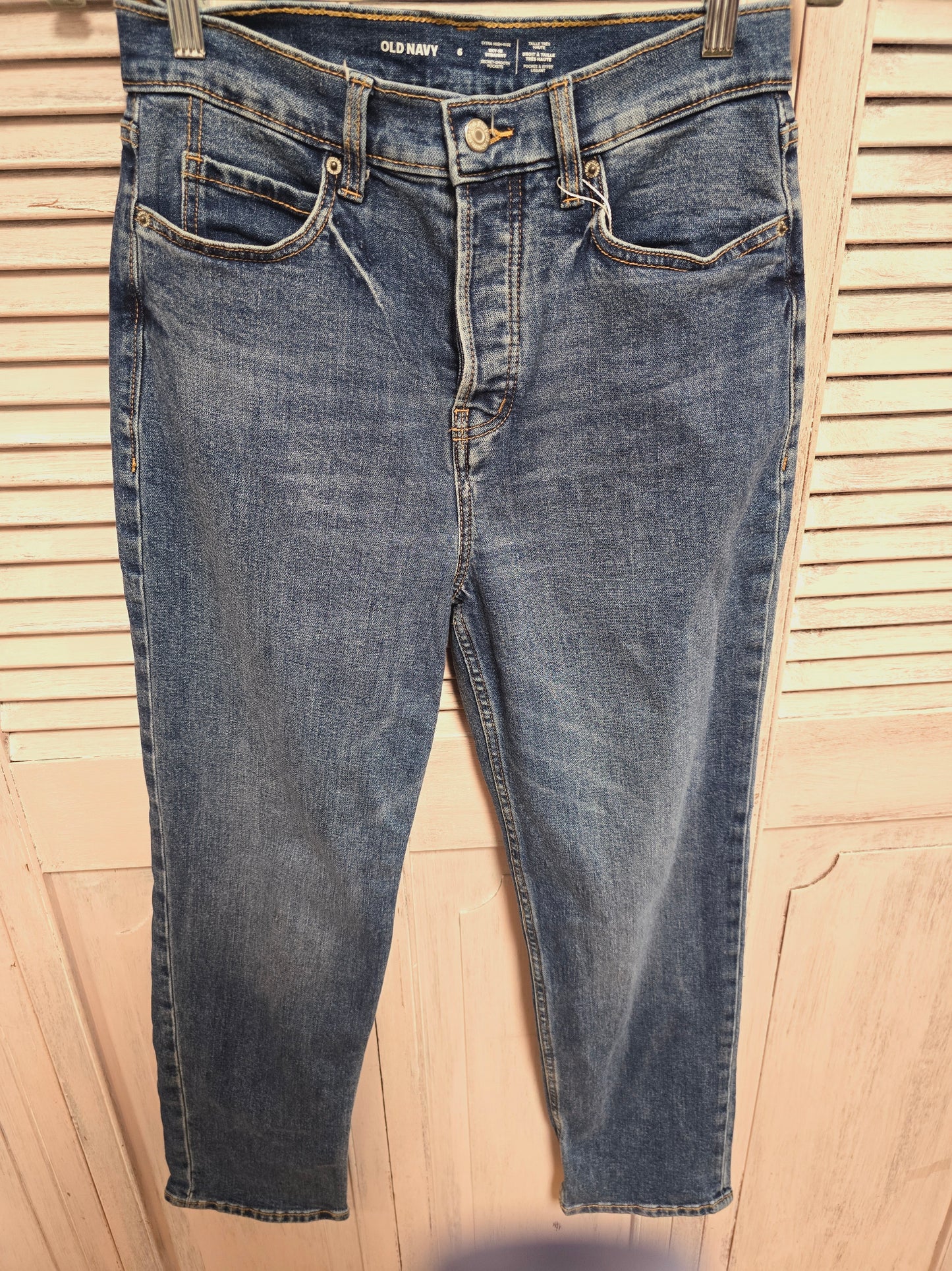 Old Navy Sky Hi-Straight Jeans