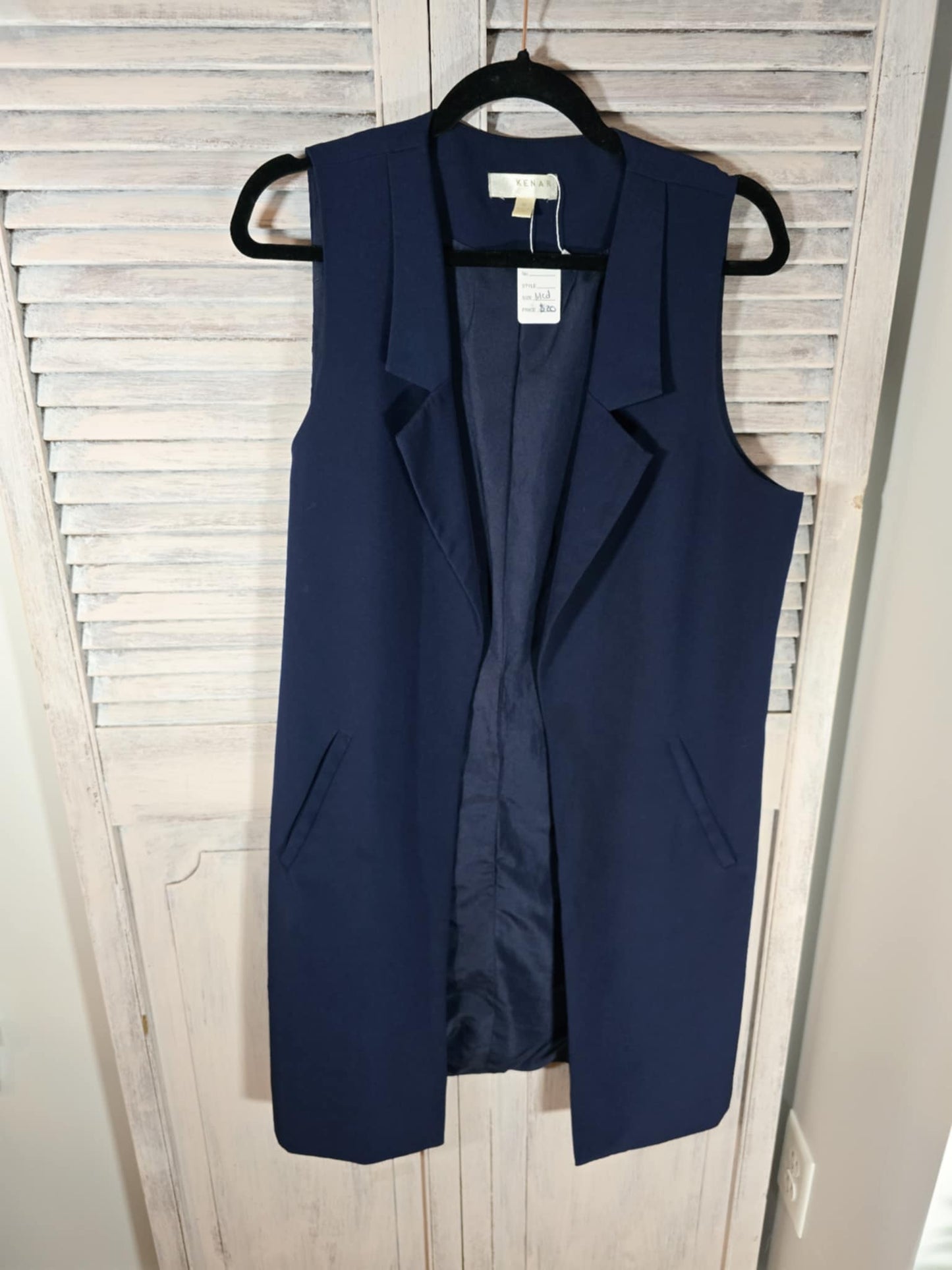 Kenar Sleeveless Blazer