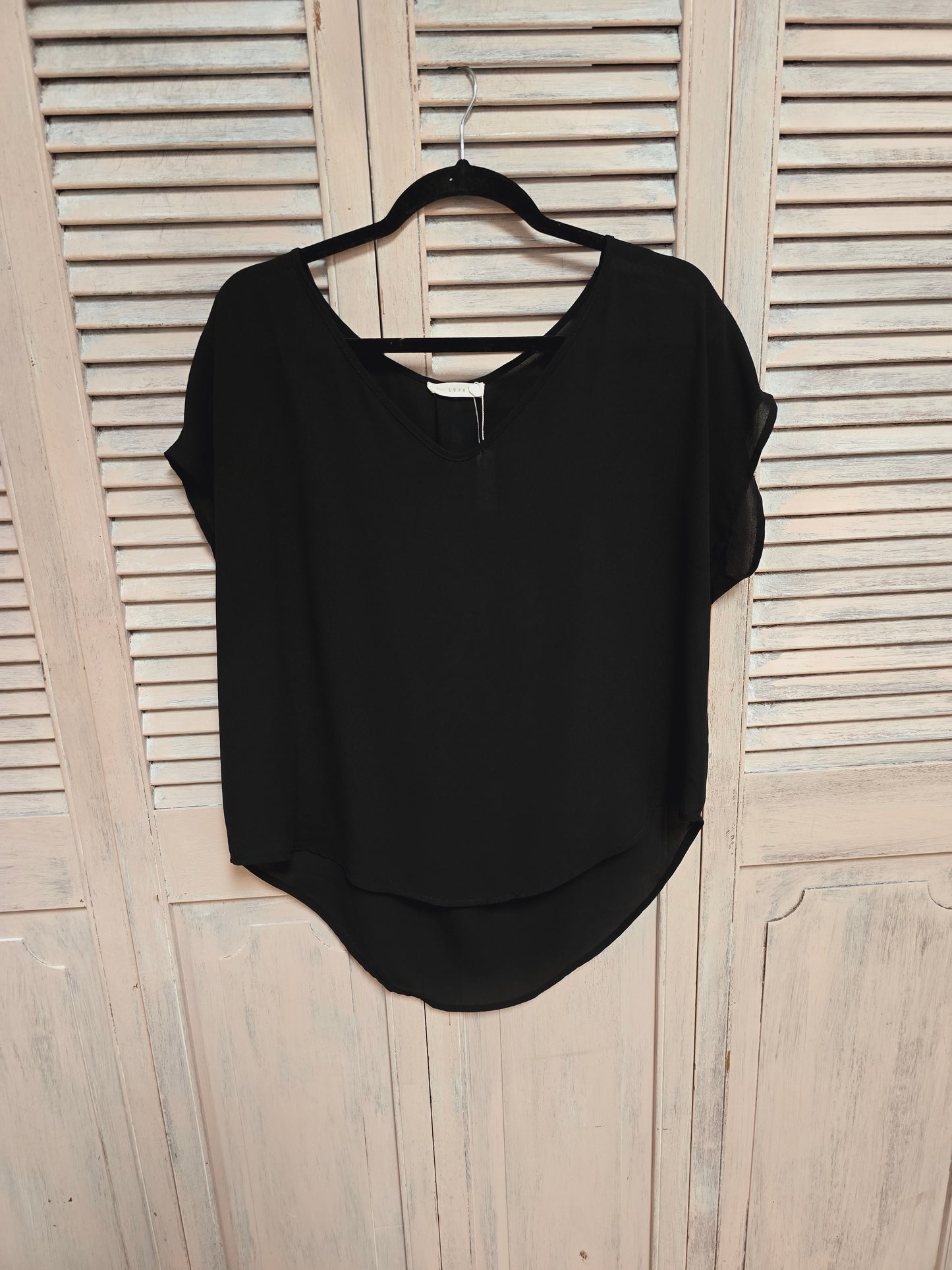 Lush Short Sleeve Blouse