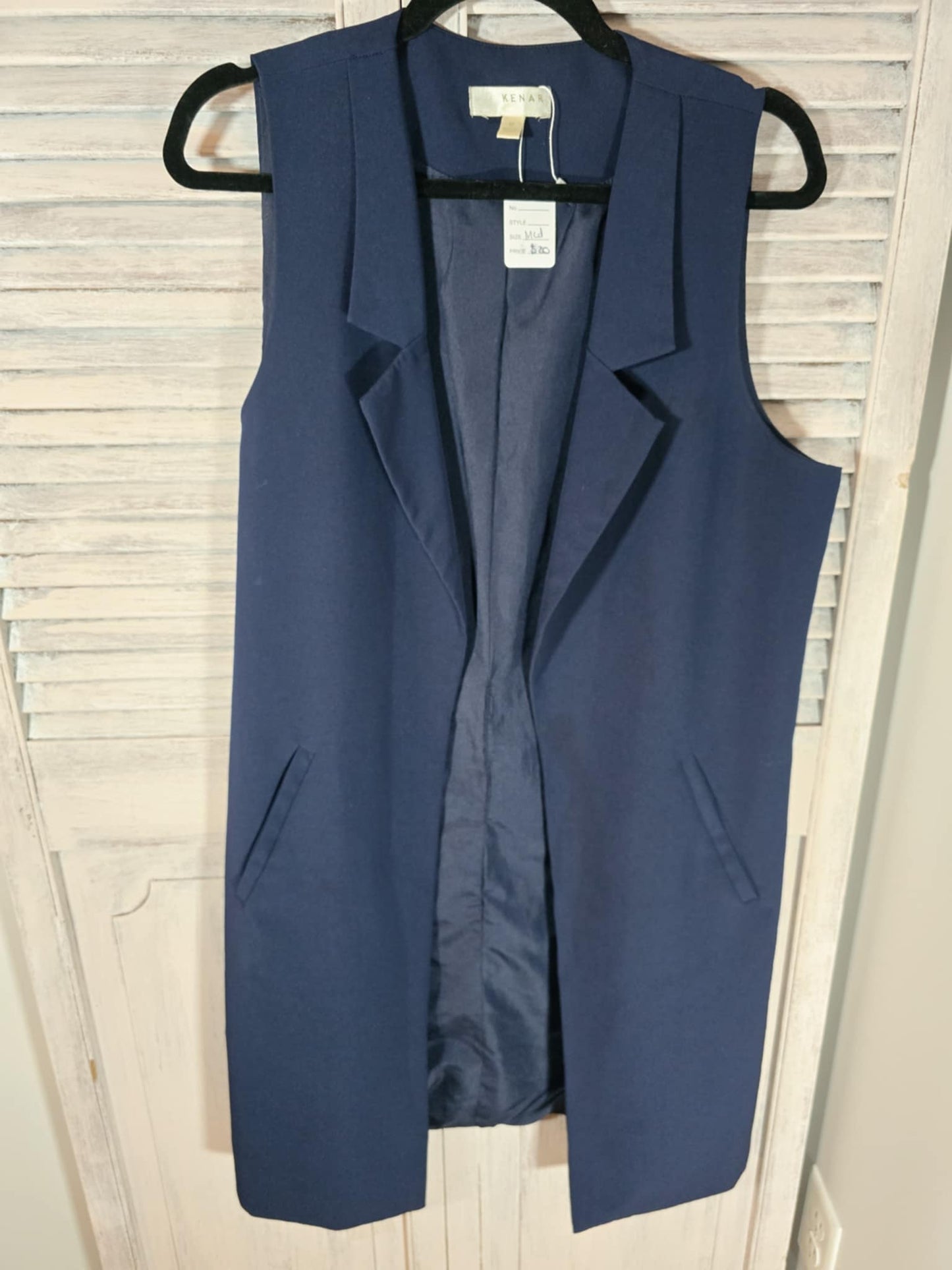 Kenar Sleeveless Blazer