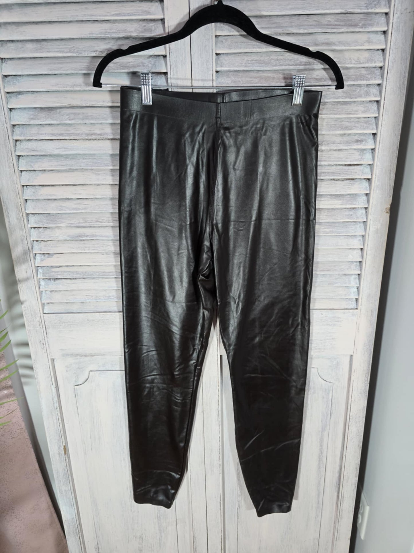 Hue Faux Leather Pants