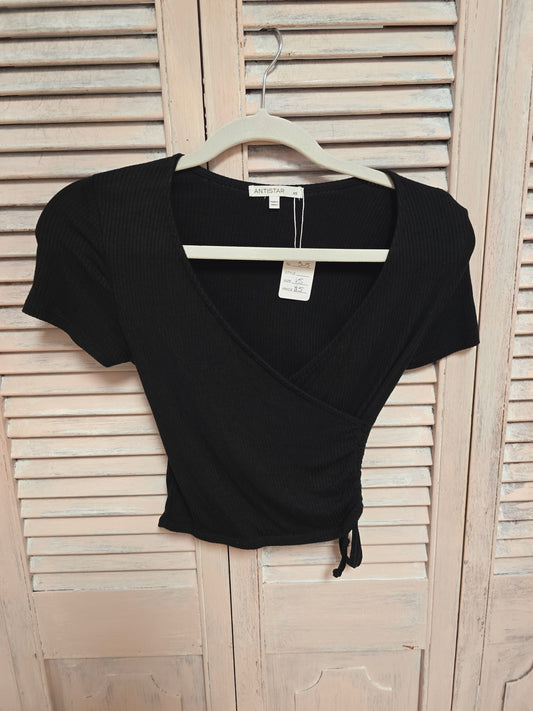 Antistar Ribbed Crop Top