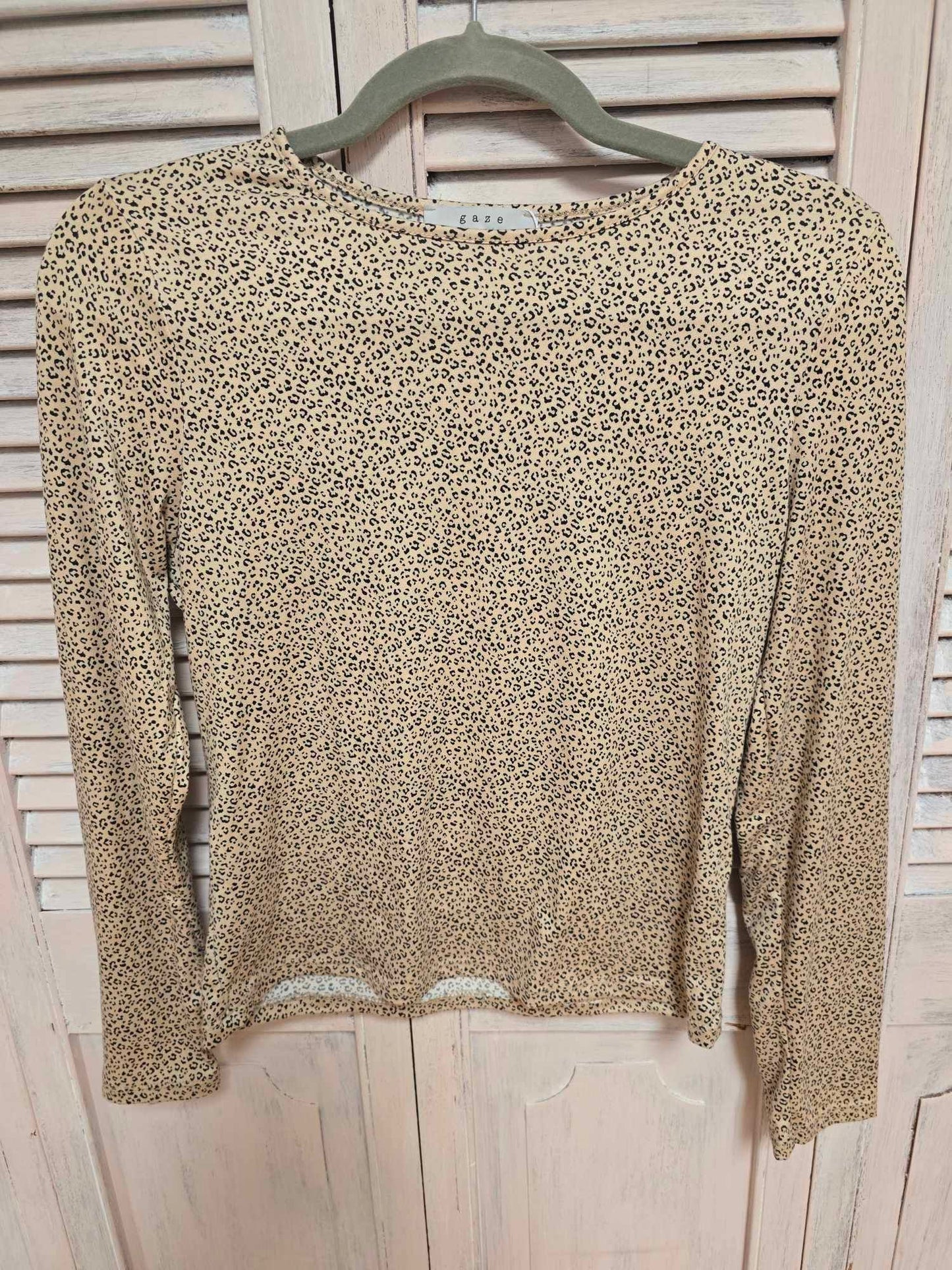 Gaze Animal Print Longsleeve