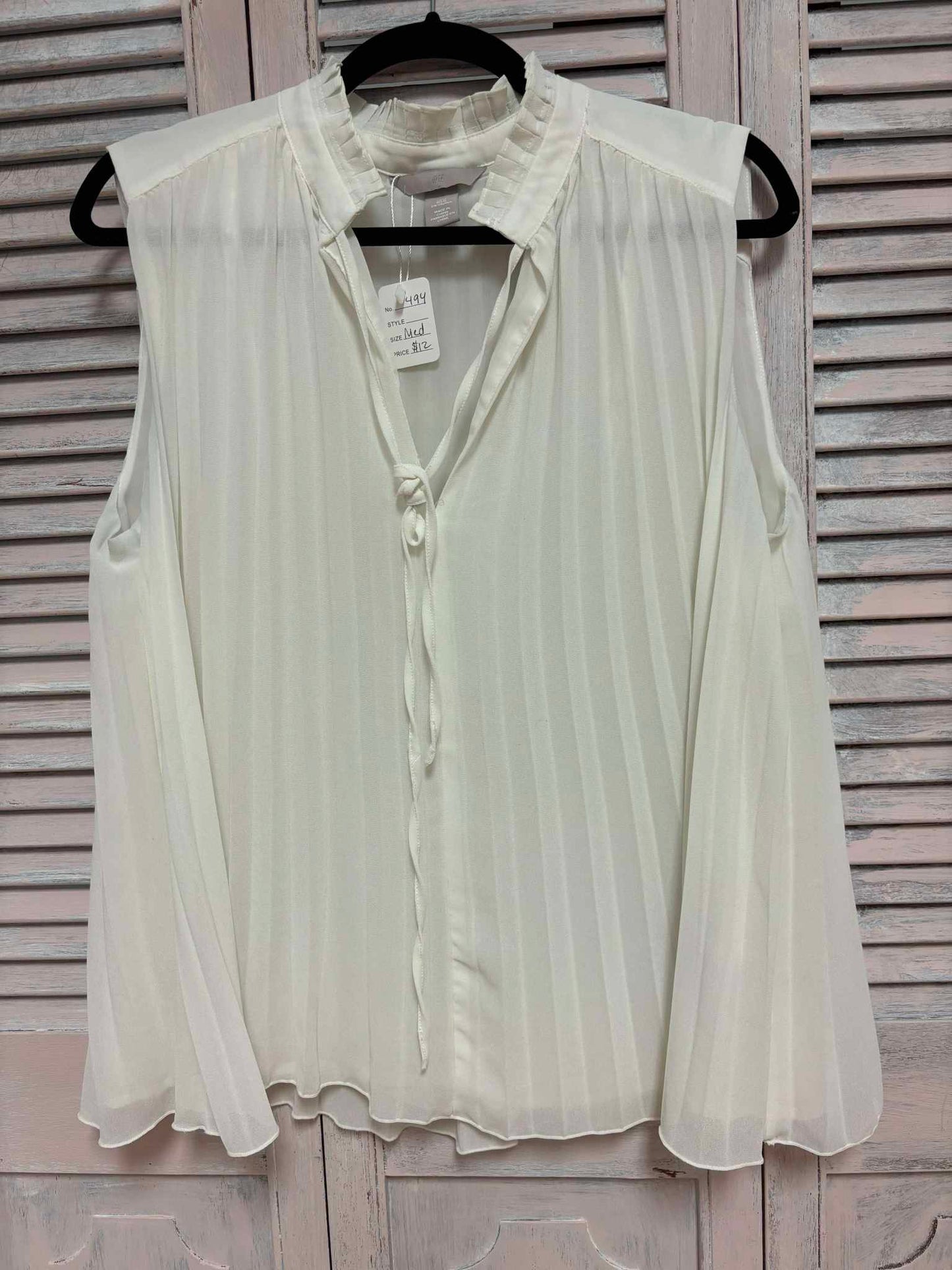 H&M Pleated Blouse