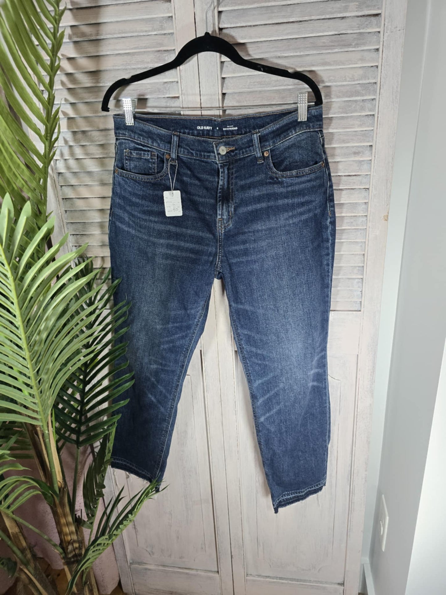 Old Navy Mid Rise Boyfriend Fit Jeans