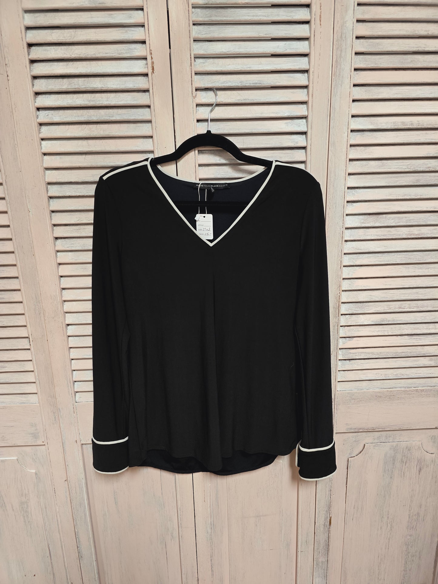 White House Black Market V-neck Top