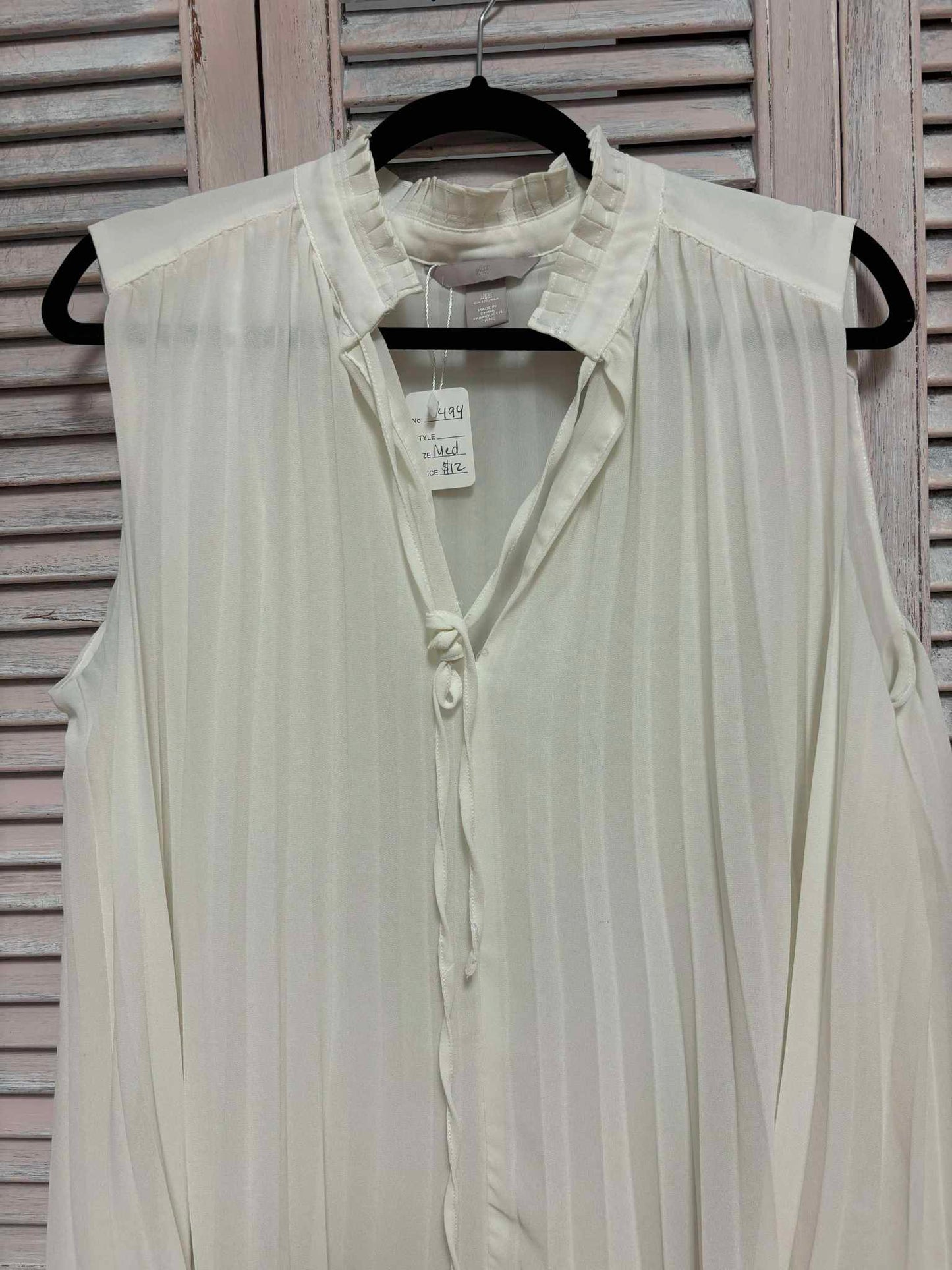 H&M Pleated Blouse