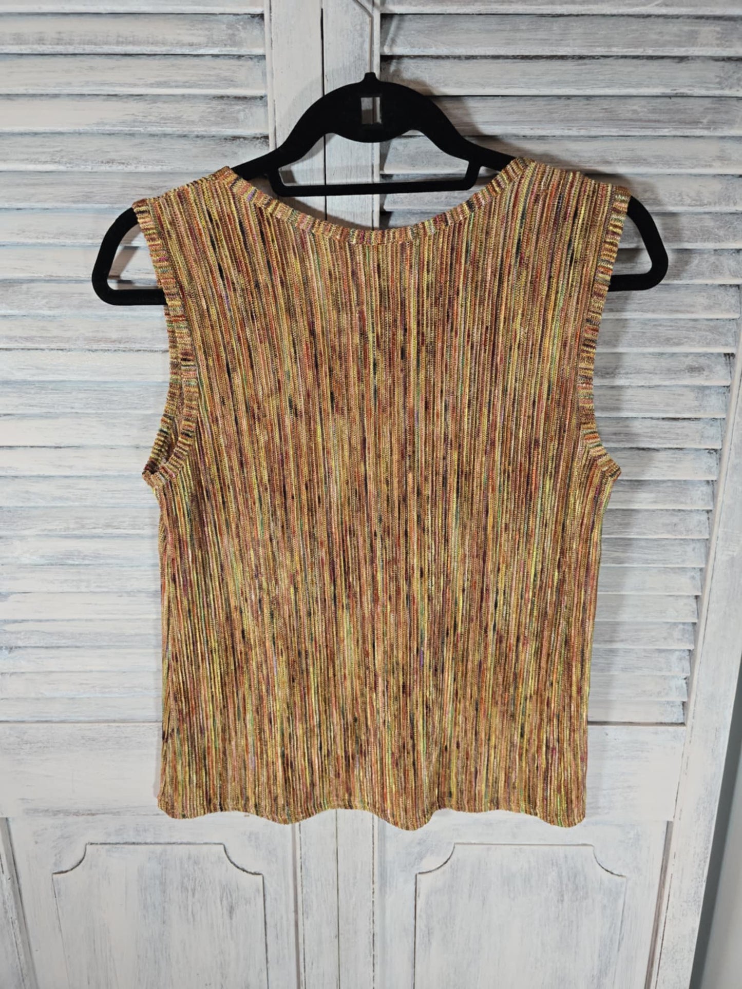 Plisse Knit Tank