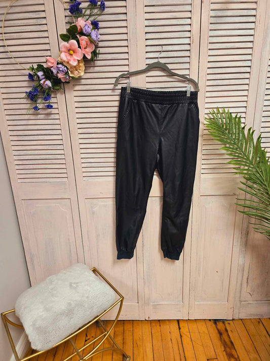 RD Style Vegan Leather Joggers